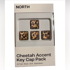 Cheetah Accent Keyboard Cap Pack: Arrow keys and Space Bar NEW in Box